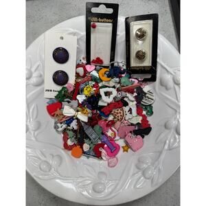 Mixed lot of buttons cabs for sewing art mixed media jewelry design craft